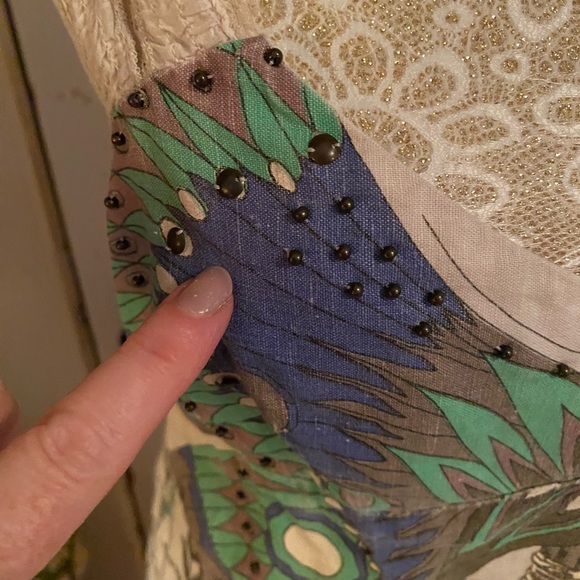 Free People butterfly sleeveless mini sundress cotton blend fitted lace straps 8 - Picture 2 of 12